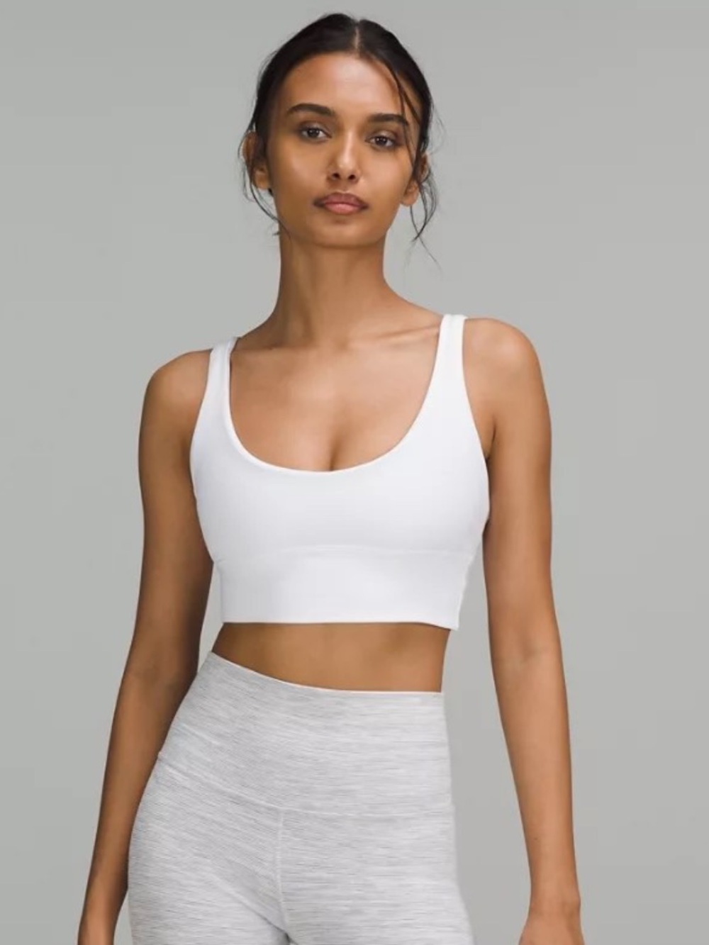 Lululemon Align White Reversible Spacedye Bra size 6